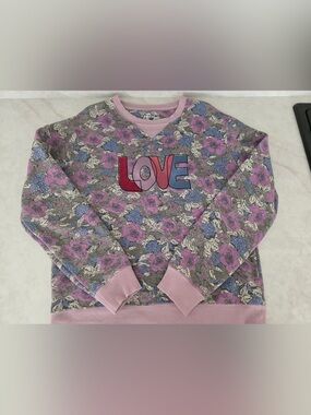 Coach “LOVE” Pullover Crewneck Sweater Sz S